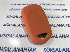 Opel Astra K Silikon Anahtar Kılıfı Turuncu