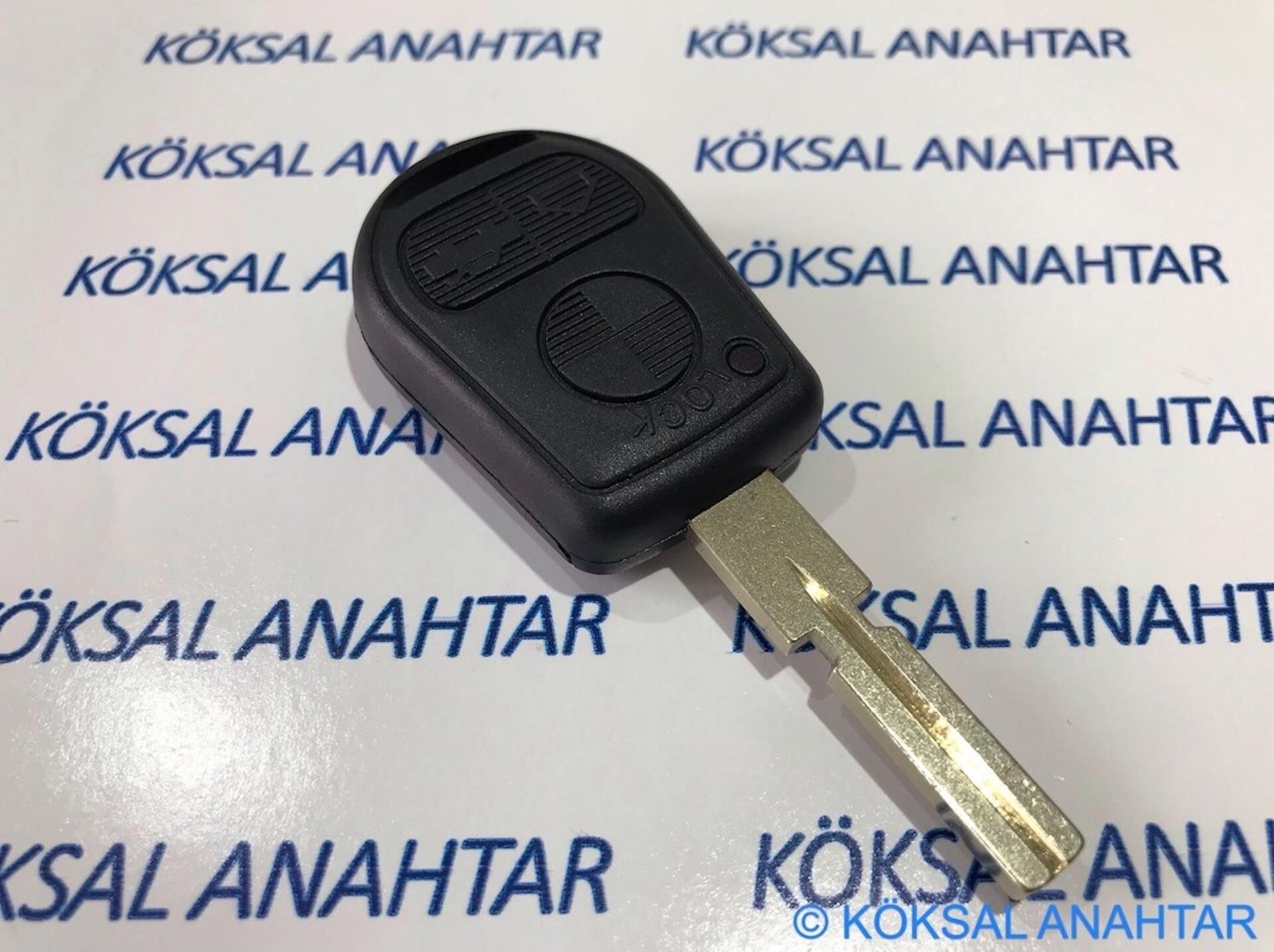 Bmw E36 E38 E39 E53 3 Tuşlu Dolu Kumanda (Kanallı Anahtar)