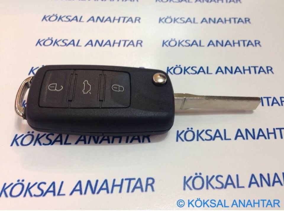 Audi A3 A4 A6 3 Tuşlu Orijinal Kumanda Kabı