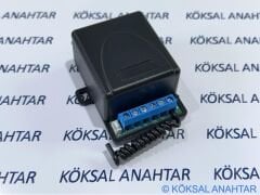 Otomatik Bariyer, Panjur, Manyetik Kapı Kumanda Alıcısı 12 - 24V 433MHZ +2 Kumanda