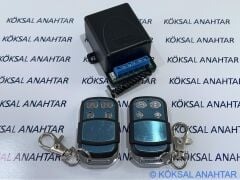 Otomatik Bariyer, Panjur, Manyetik Kapı Kumanda Alıcısı 12 - 24V 433MHZ +2 Kumanda