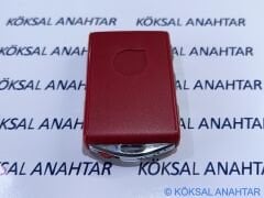 Volvo S60 V60 XC60 5 Tuşlu Smart Kumanda Kabı (Kırmızı)