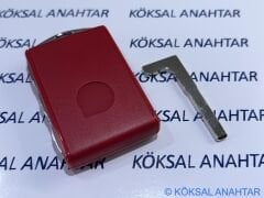 Volvo S60 V60 XC60 5 Tuşlu Smart Kumanda Kabı (Kırmızı)