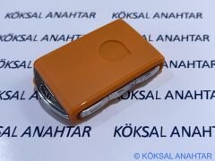 Volvo S60 V60 XC60 5 Tuşlu Smart Kumanda Kabı (Turuncu)