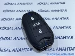 Opel Astra Corsa Mokka Grandland Anahtar Kılıfı Blue
