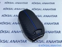 Opel Astra Corsa Mokka Grandland Anahtar Kılıfı Blue