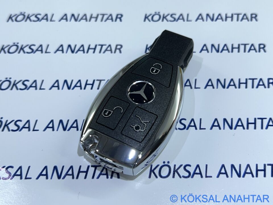Mercedes-Benz C - E Serisi CLA 3 Tuşlu Arkadan Pil Girişli Smart Kumanda Kabı