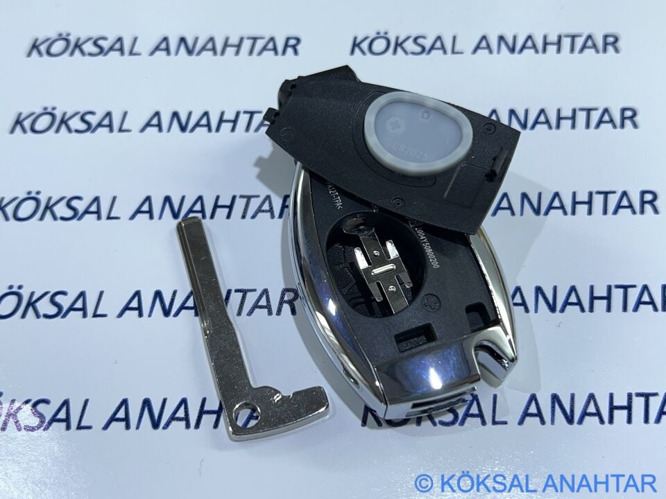 Mercedes-Benz C - E Serisi CLA 3 Tuşlu Arkadan Pil Girişli Smart Kumanda Kabı