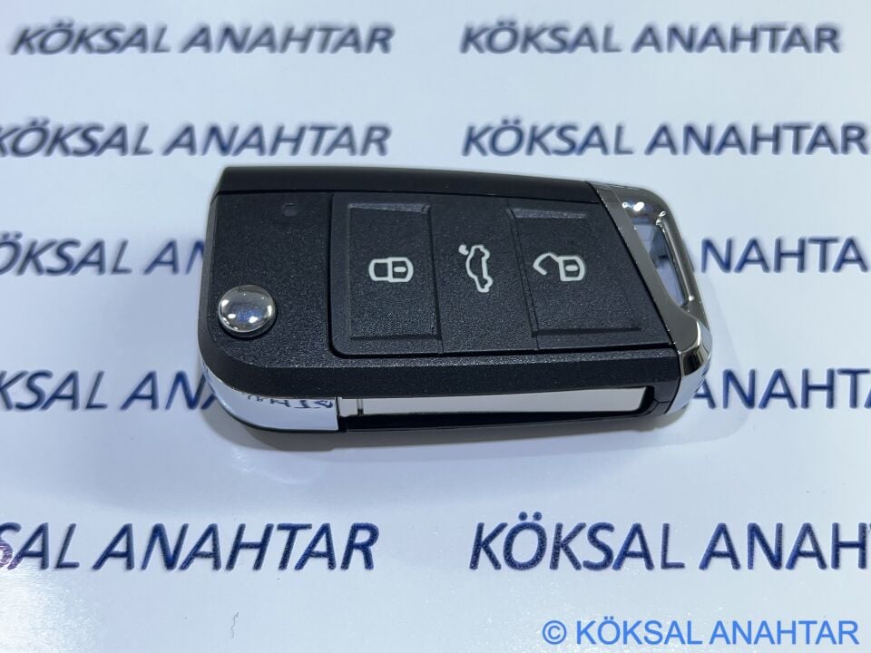 Volkswagen Polo Taigo T-Cross T-Roc 3 Tuşlu Orijinal Kumanda Kabı