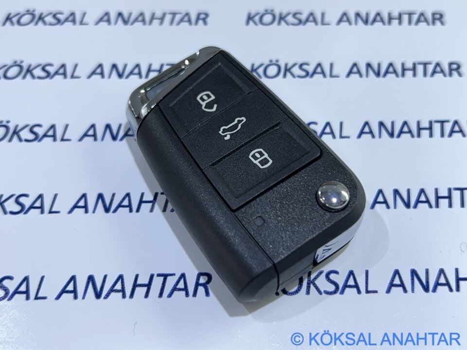 Volkswagen Polo Taigo T-Cross T-Roc 3 Tuşlu Orijinal Kumanda Kabı